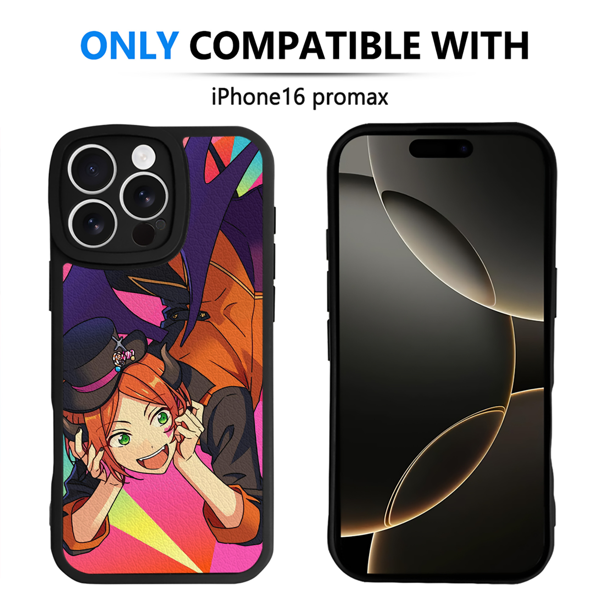 （画像用） あんさんぶるスターズ! Ensemble Stars 【iPhone 16シリーズ対応】シリコンスマホケース（レザー調） 材質：シリコン